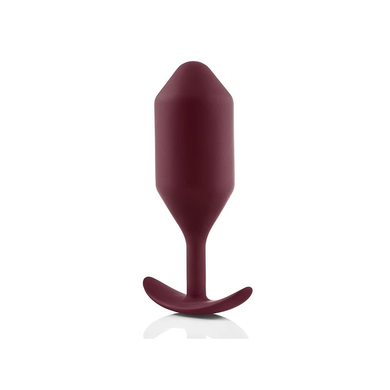 Plug analny - B-Vibe Snug Plug 5 Dark Red